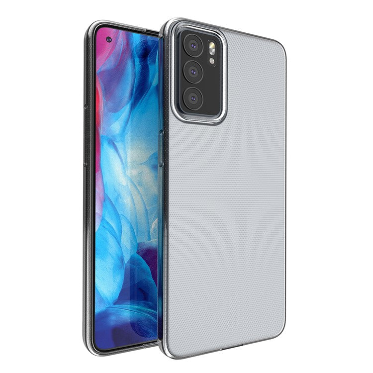 Ultra Thin Transparent Flexible TPU Phone Back Case Cover for Oppo Reno6 5G