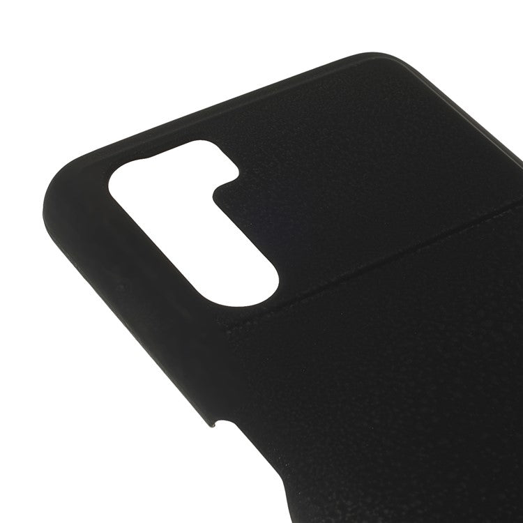Shockproof Rubberized Hard PC Coated Non-Slip Glossy Surface Back Case for Oppo K9 Pro - Black