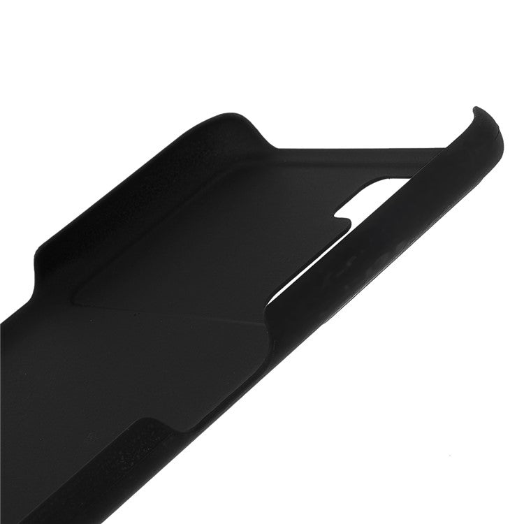 Shockproof Rubberized Hard PC Coated Non-Slip Glossy Surface Back Case for Oppo K9 Pro - Black