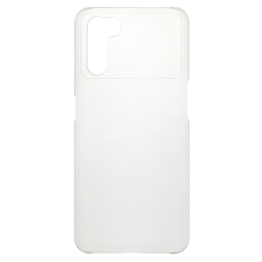 Shockproof Rubberized Hard PC Coated Non-Slip Glossy Surface Back Case for Oppo K9 Pro - Transparent