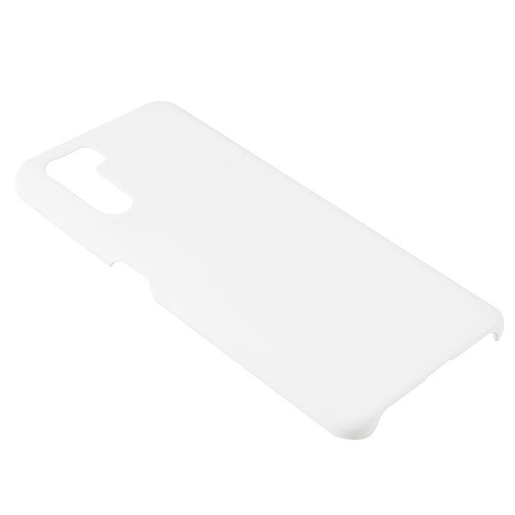Shockproof Rubberized Hard PC Coated Non-Slip Glossy Surface Back Case for Oppo K9 Pro - White
