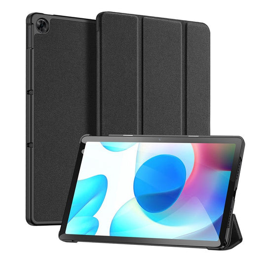 DUX DUCIS DOMO Series Tri-fold Stand PU Leather Protective Tablet Case Cover for Realme Pad 10.4