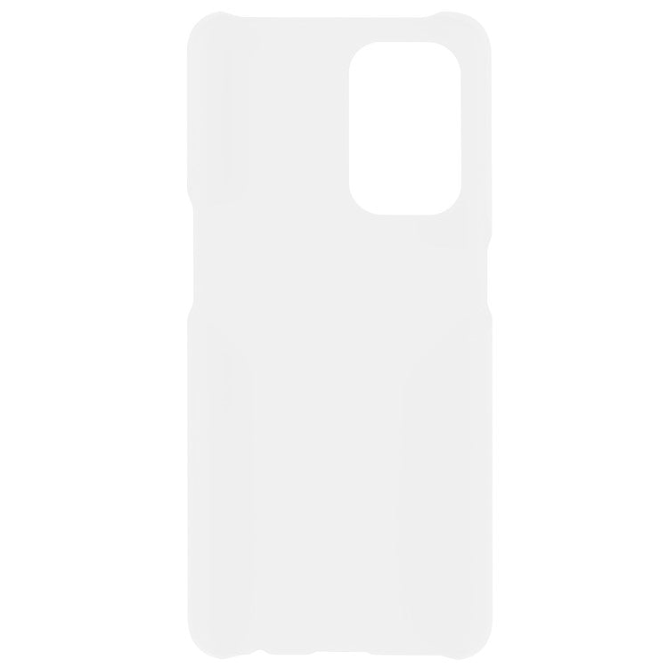 Rubberized Light Slim Mobile Phone Cover Anti-scratch Drop-proof Hard PC Case for Oppo Reno5 Z - White