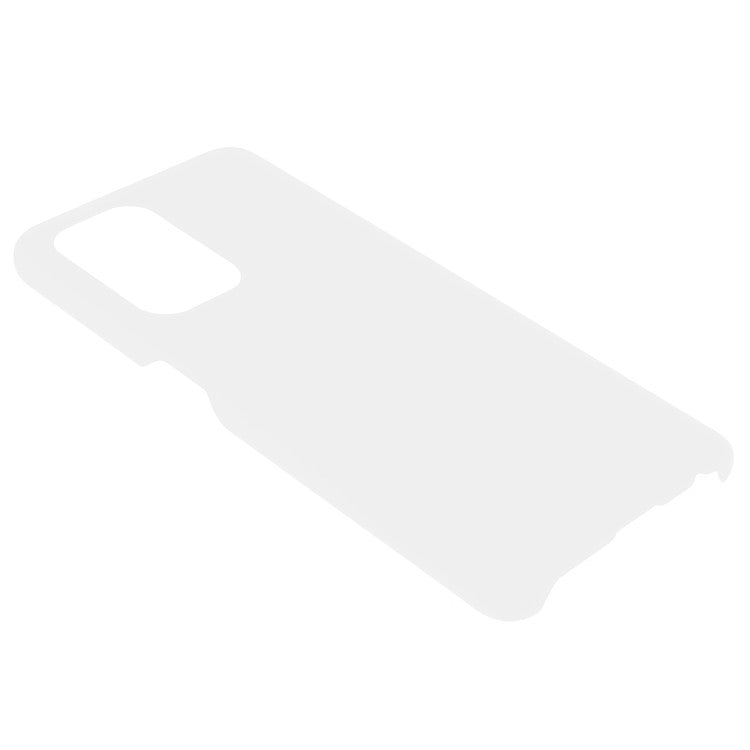 Rubberized Light Slim Mobile Phone Cover Anti-scratch Drop-proof Hard PC Case for Oppo Reno5 Z - White