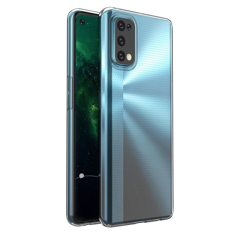 For Realme 7 Pro Crystal Clear Transparent Design Back Case Shockproof Soft TPU Protective Phone Cover