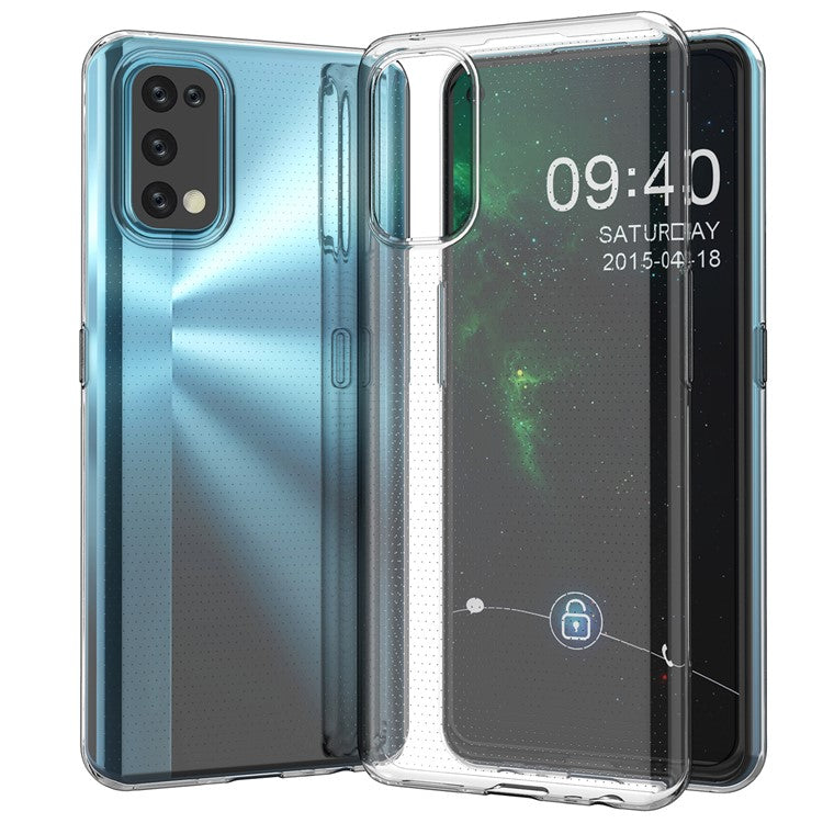 For Realme 7 Pro Crystal Clear Transparent Design Back Case Shockproof Soft TPU Protective Phone Cover