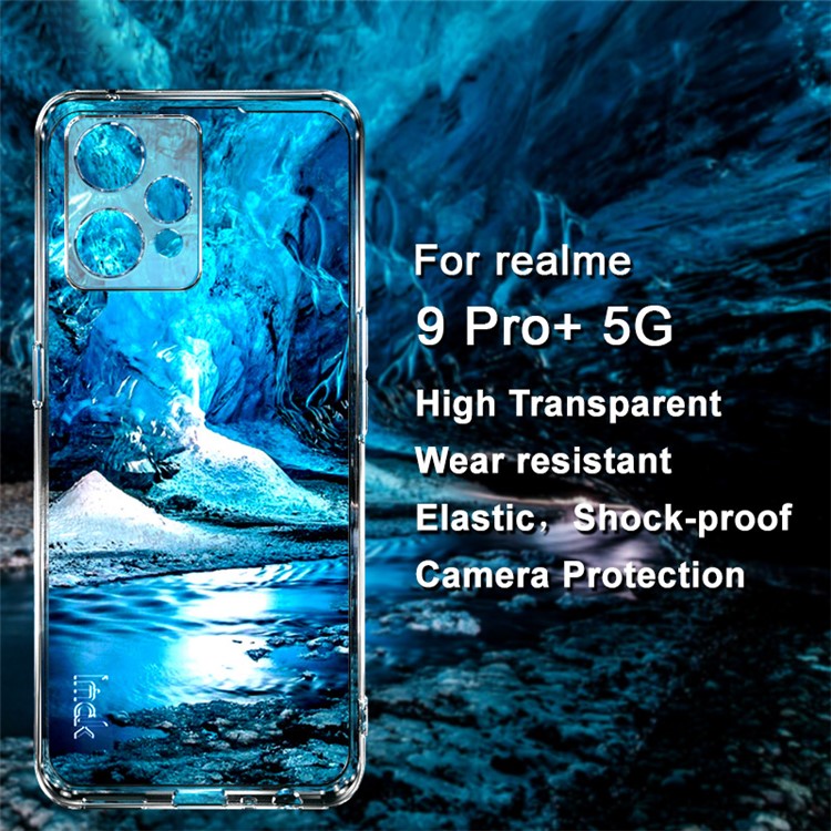 IMAK UX-5 Series Crystal Clear Case for Realme 9 Pro+ 5G / Realme 9, Soft TPU Protective Phone Cover
