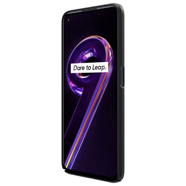 NILLKIN for Realme 9 Pro 5G / 9 5G / V25 Frosted Shield Hard PC Case Scratch-resistant Protective Phone Cover - Black