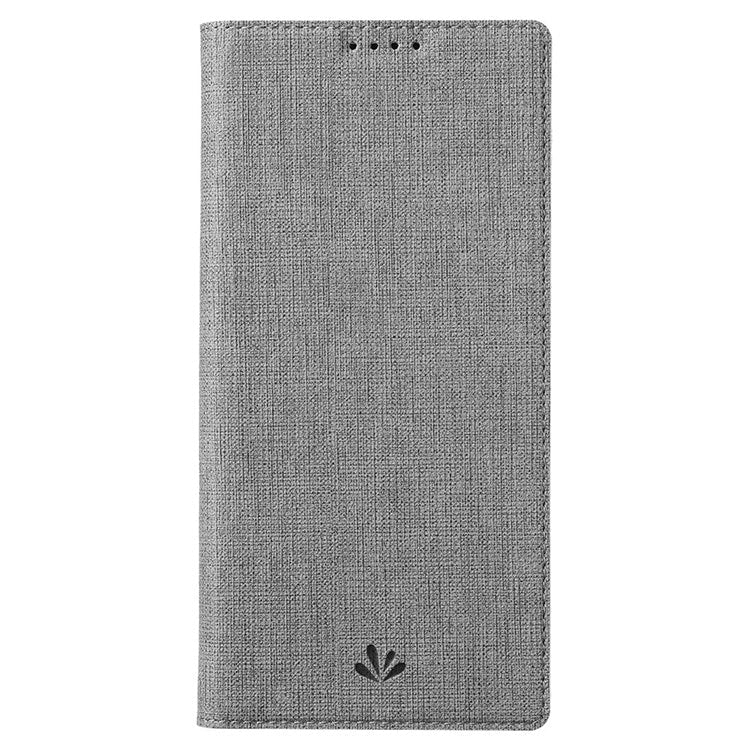 VILI DMX Series for Oppo Find X5 PU Leather Phone Case, Card Holder Stand Shockproof Protective Cover - Grey