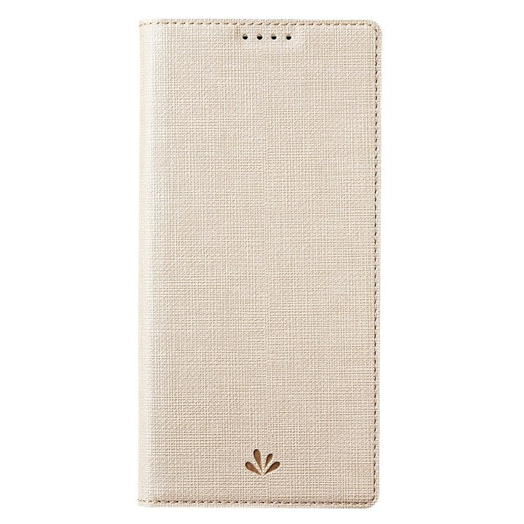 VILI DMX Series for Oppo Find X5 PU Leather Phone Case, Card Holder Stand Shockproof Protective Cover - Khaki