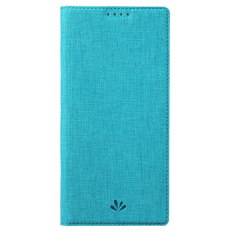 VILI DMX Series for Oppo Find X5 PU Leather Phone Case, Card Holder Stand Shockproof Protective Cover - Blue