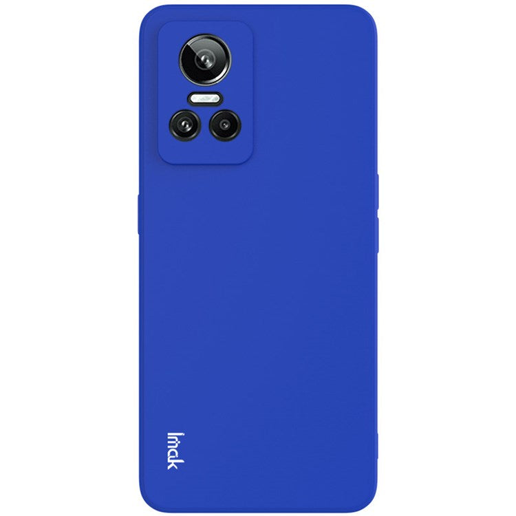 IMAK UC-4 Series Soft Case for Realme GT Neo3 5G, Straight Edge Precise Cutout Flexible TPU Protective Phone Shell - Blue