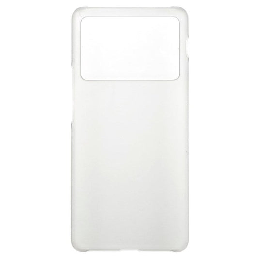 Rubberized Glossy Phone Case for vivo X Note 5G, Scratch-resistant PC Protective Cover - Transparent