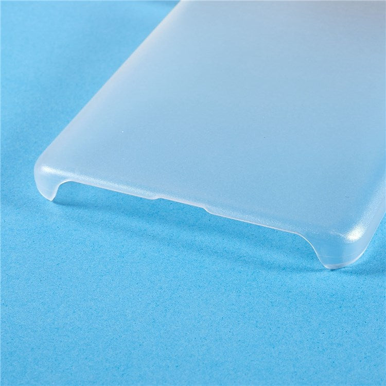 Rubberized Glossy Phone Case for vivo X Note 5G, Scratch-resistant PC Protective Cover - Transparent