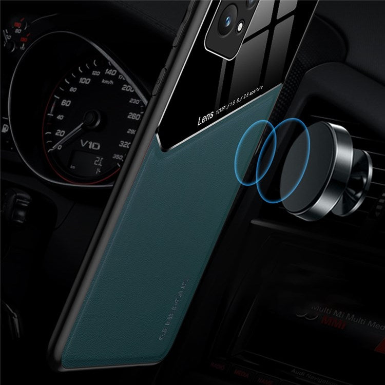 For Realme GT2 Pro Anti-Scratch Textured Leather Coated PC + TPU Case Precise Cutouts Camera Protection Back Shell Cover - Blue