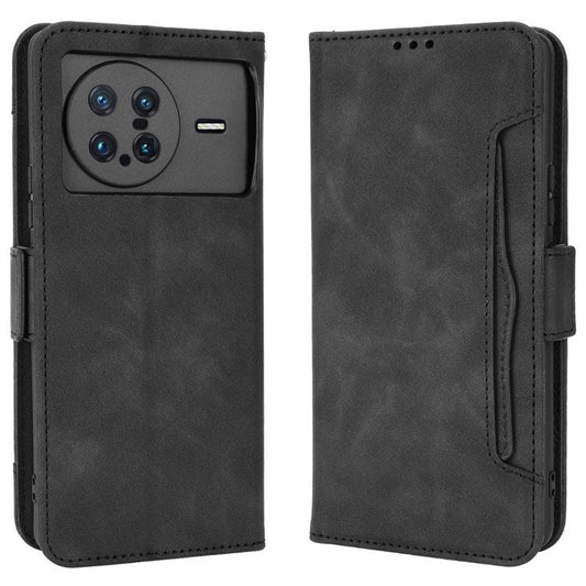 Smartphone Case for vivo X Note, Magnetic Wallet Style Stand Flip PU Leather Phone Cover - Black
