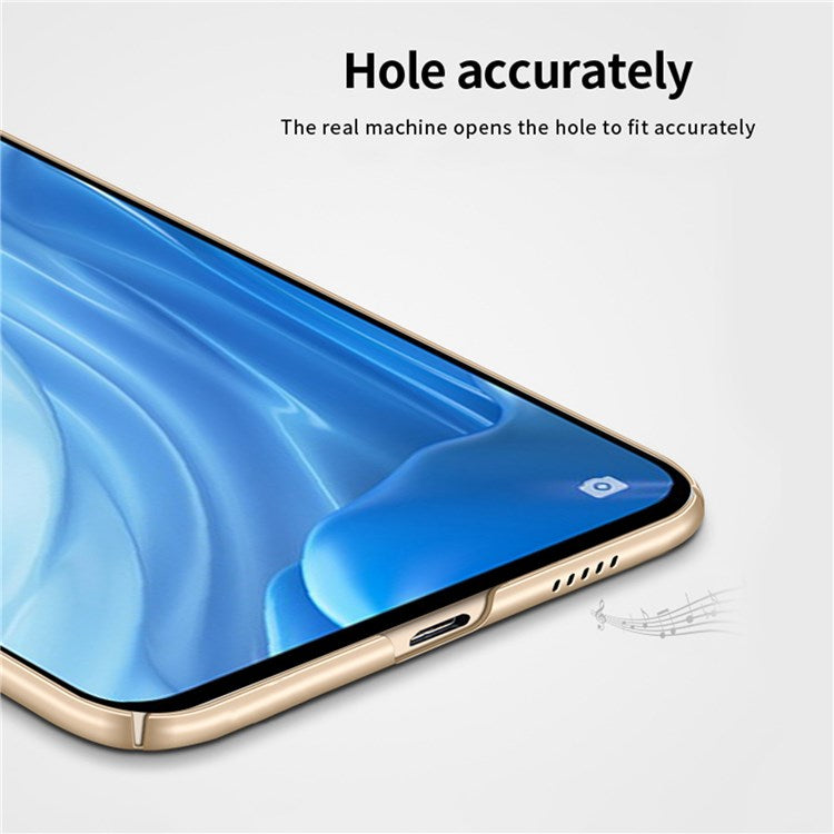 MOFI JK PC Series-1 Shield for Oppo Reno7 Pro 5G Silky Touch Matte Hard PC Back Case Shockproof Drop Protective Phone Cover with Strap - Blue