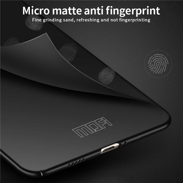MOFI JK PC Series-1 Shield for Oppo Reno7 SE 5G Phone Case Matte Finish Hard PC Shock Absorption Cover with Strap - Red