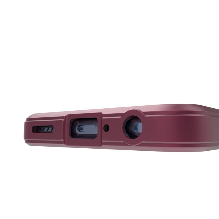 Soft TPU Back Cover for Oppo Reno7 5G (Global) Well-protected Anti-drop Rugged Phone Case - Wine Red