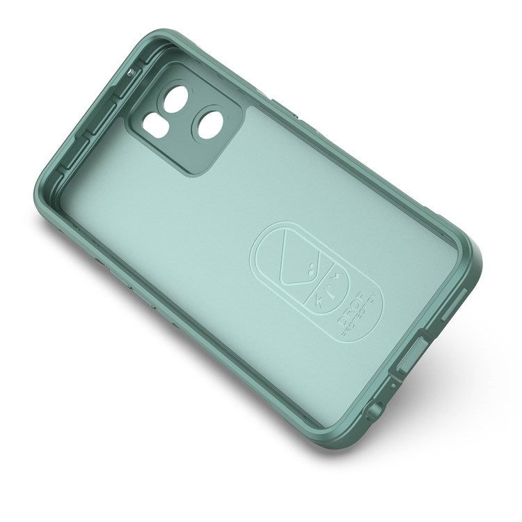Soft TPU Back Cover for Oppo Reno7 5G (Global) Well-protected Anti-drop Rugged Phone Case - Green