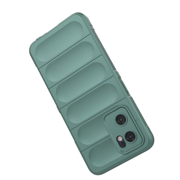 Soft TPU Back Cover for Oppo Reno7 5G (Global) Well-protected Anti-drop Rugged Phone Case - Green