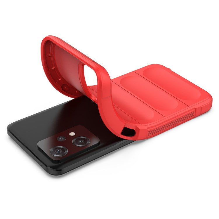 Soft TPU Case for Realme 9 Pro 5G / 9 5G Rugged Back Cover Anti-drop Phone Protector - Red