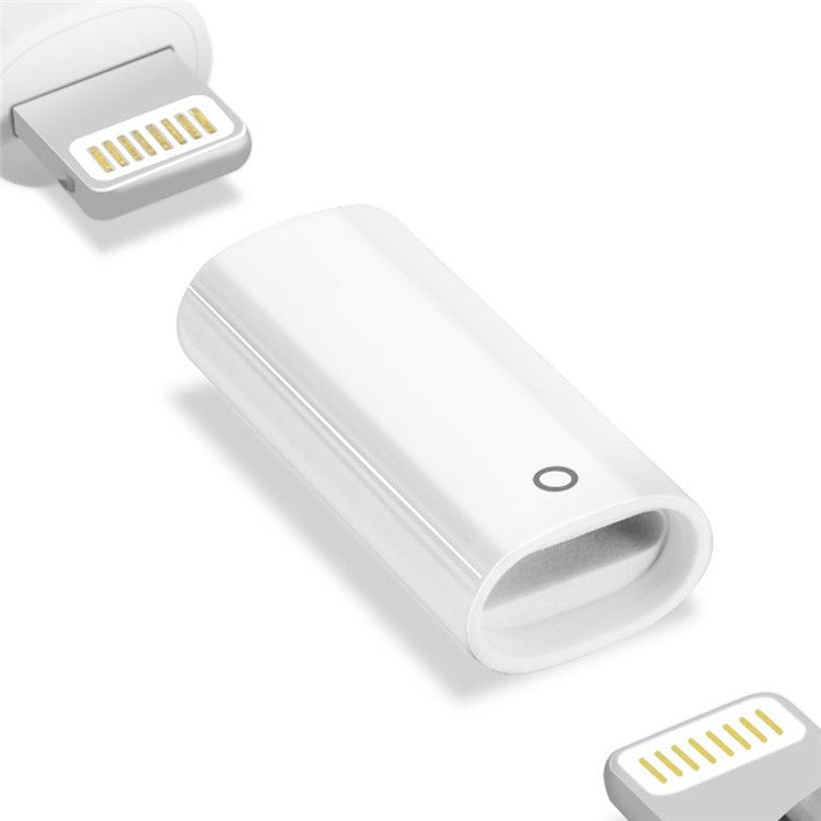 Pencil Lightning 8Pin Cable Charging Adapter for iPad Pro Female to Female Connector Extender