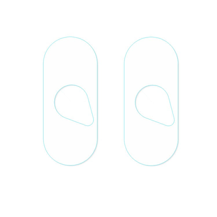 [2PCS] HAT PRINCE [Anti-scratch] Tempered Glass Camera Lens Protector 0.2mm 9H 2.15D Arc Edge for iPhone XS Max 6.5 inch
