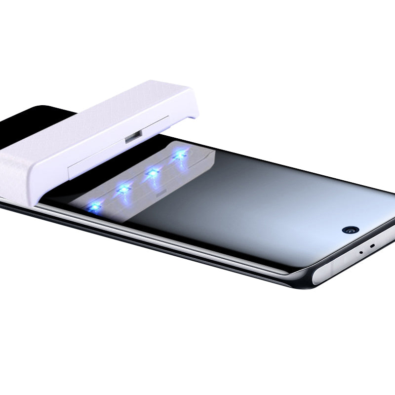 AMORUS for Samsung Galaxy S20 4G / S20 5G [UV Light Irradiation] UV Film 3D Curved Tempered Glass Screen Protector