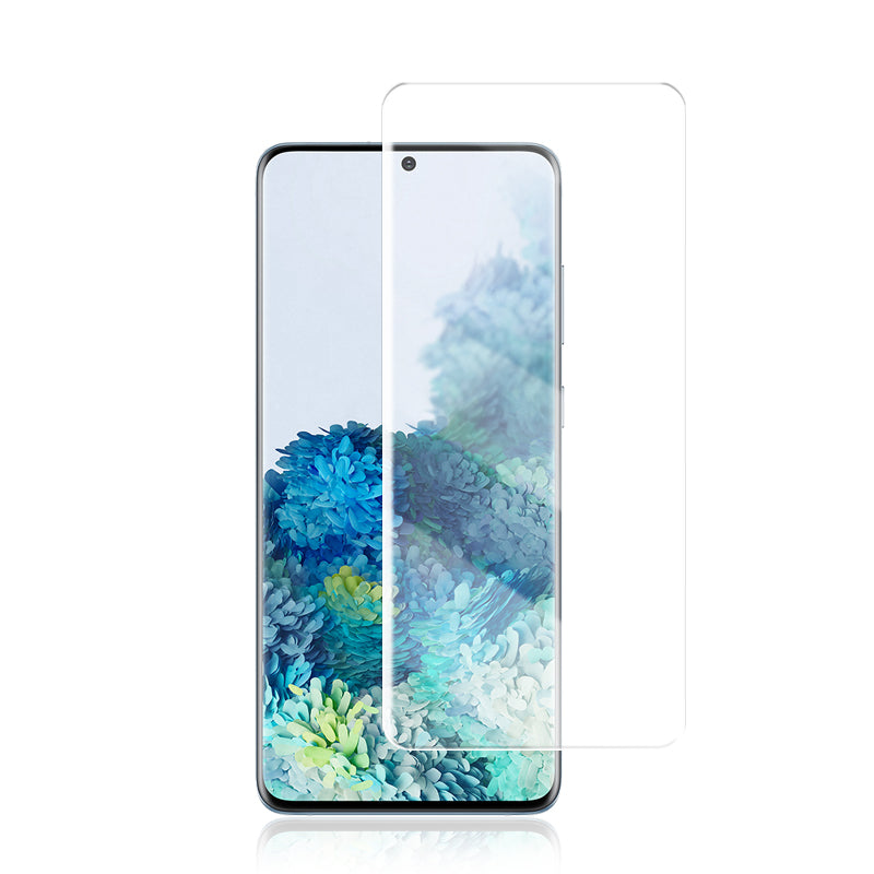 AMORUS for Samsung Galaxy S20 Plus [UV Light Irradiation] UV Film 3D Curved Tempered Glass Screen Protector