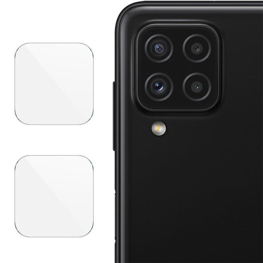 IMAK 2Pcs / Pack High Definition Lens Film for Samsung Galaxy A22 4G (EU Version) Scratch Resistant Tempered Glass Camera Lens Protector