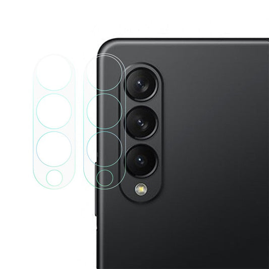 2Pcs/Set 3D Ultra Clear Tempered Glass Camera Lens Film for Samsung Galaxy Z Fold3 5G
