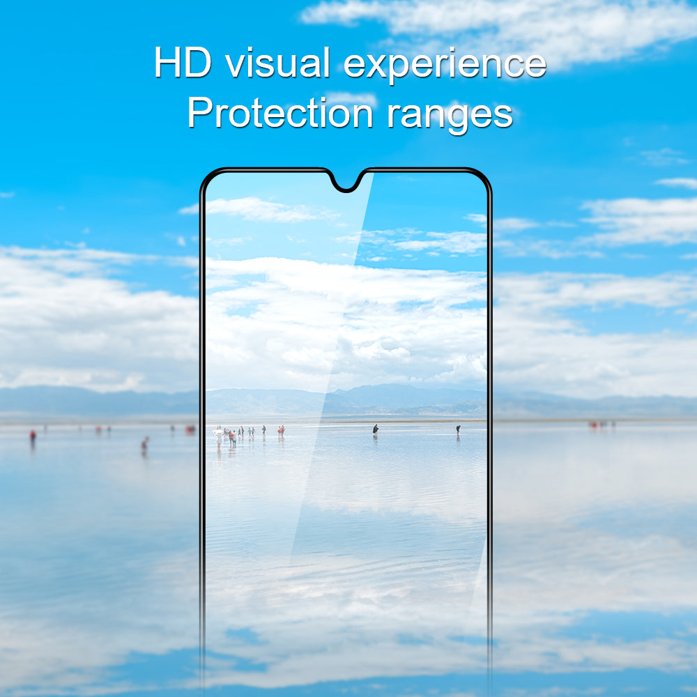 AMORUS 2Pcs/Set Full Size Covering HD Transparent Full Glue Silk Printing Quality Tempered Glass Screen Protector for Samsung Galaxy S20 FE/S20 FE 5G/S20 Lite/S20 FE 2022