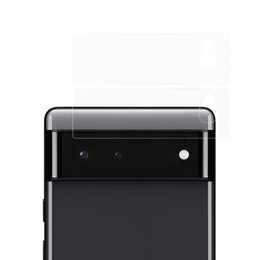2PCS/Set Precise Cut-Outs Shatterproof Strong Hardness Tempered Glass Full Screen Coverage Camera Lens Film for Google Pixel 6