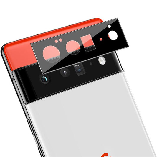 IMAK Scratch-Resistant HD Tempered Glass Film Camera Cover Lens Protector (Black Version) for Google Pixel 6 Pro