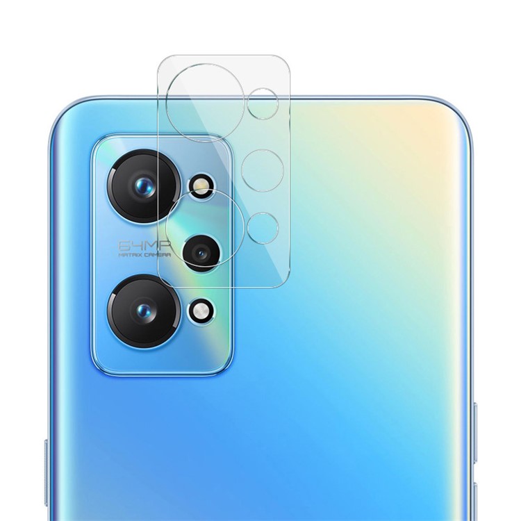 IMAK For Realme GT2/GT Neo2 5G/GT Neo 3T 5G Full Coverage Anti-scratch Tempered Glass Camera Lens Film + Transparent Acrylic Lens Cap