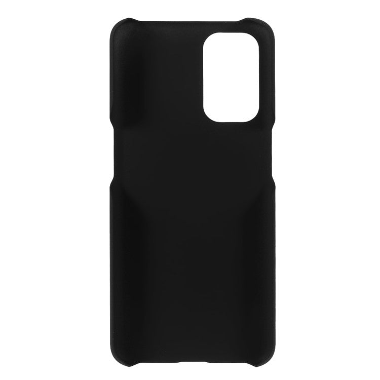 Shock Absorbing Protection Rubberized Hard PC Case Cover for OnePlus Nord N200 5G / Oppo A93 5G - Black