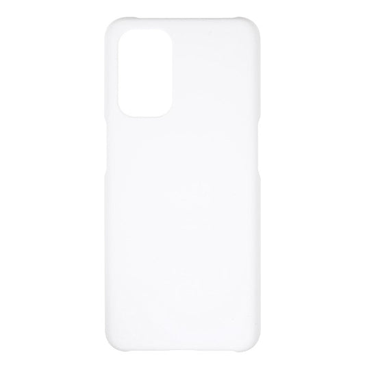 Shock Absorbing Protection Rubberized Hard PC Case Cover for OnePlus Nord N200 5G / Oppo A93 5G - White