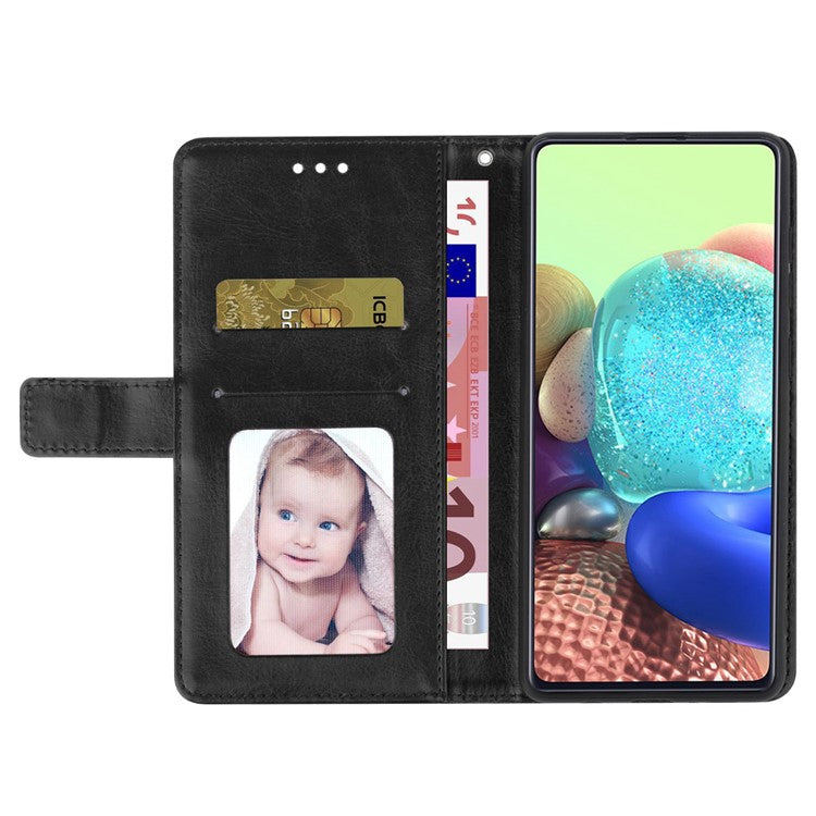 For OnePlus 10T 5G / Ace Pro 5G HT01 PU Leather Wallet Stand Case Imprinted Y-Shaped Lines Well-protected Phone Cover - Black