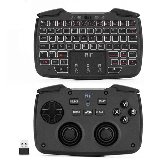 RII RK707 2.4GHz Wireles Game Controller Keyboard Mouse Combo for PC/Raspberry Pi2/Android TV Google/TV B