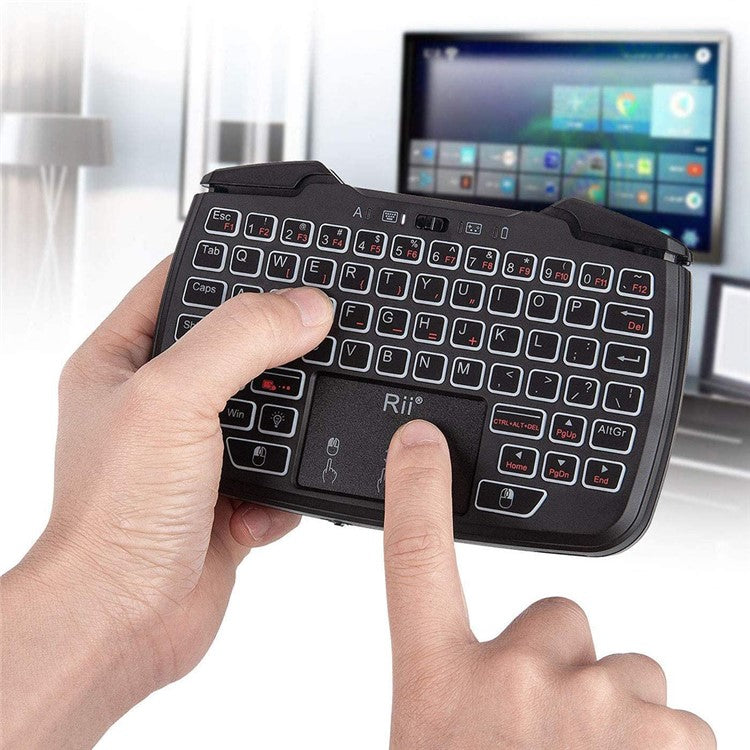 RII RK707 2.4GHz Wireles Game Controller Keyboard Mouse Combo for PC/Raspberry Pi2/Android TV Google/TV B