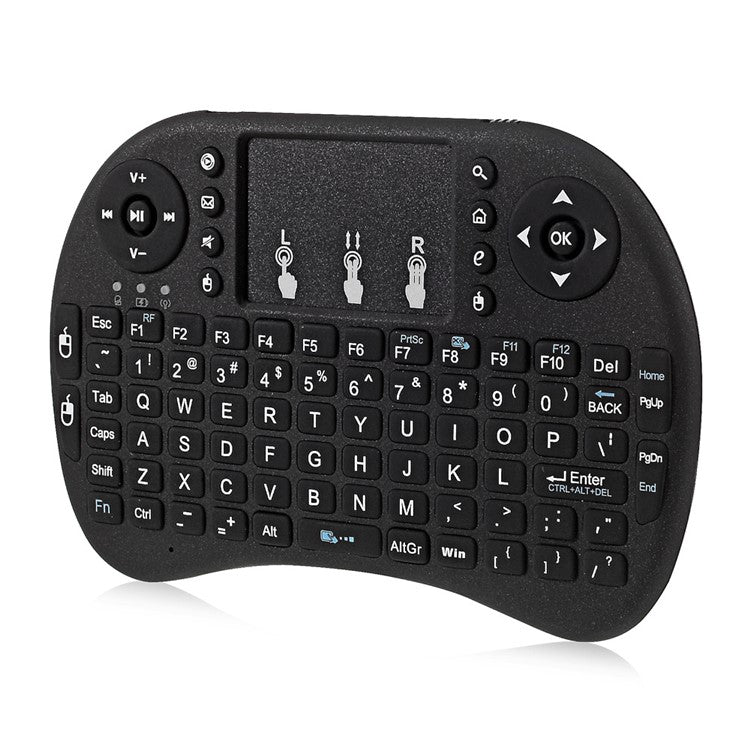 A Style 2.4G Mini I8 Wirelesss Touchpad Keyboard and Mouse for PC/Tablet/TV Box