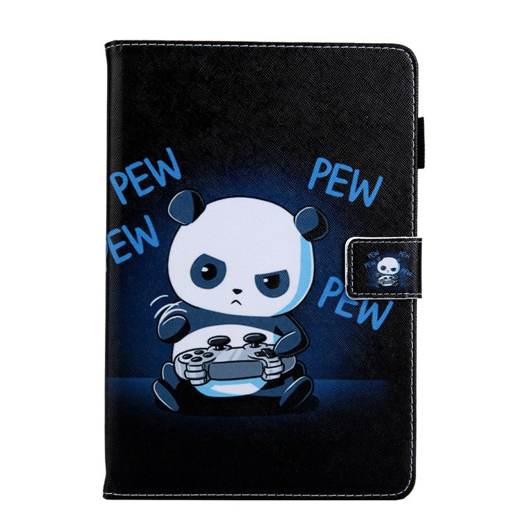 Universal Animal Patterned 8-inch PU Leather Stand Tablet Case for Huawei MediaPad T3 8.0 / iPad mini 5, etc - Panda
