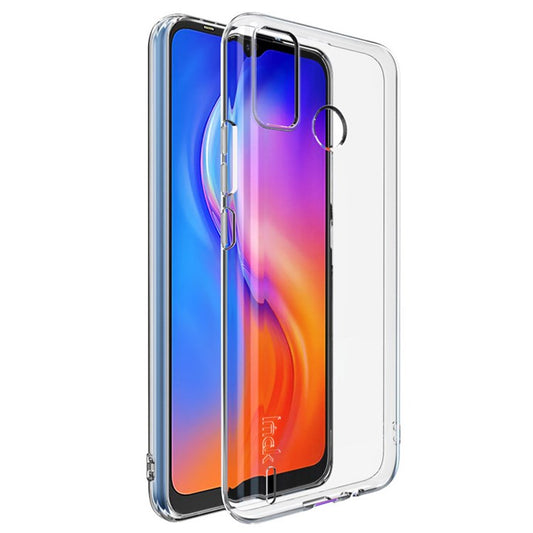 IMAK UX-5 Series for TECNO Spark 6 Go Anti-Scratch Soft Clear TPU Cell Phone Case Cover Shockproof Shell- Transparent