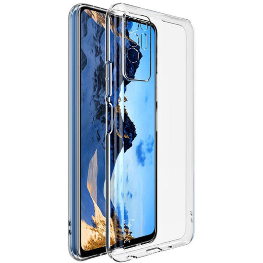 IMAK UX-5 Series for TECNO Pova 2 Shockproof Phone Case Soft Clear TPU Anti-Drop Cell Phone Protective Shell Cover - Transparent