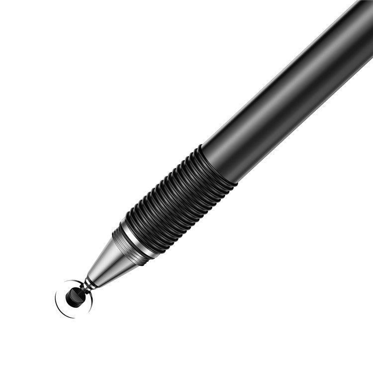 BASEUS 2-in-1 Capacitive Stylus Pen Touch Screen Pencil for Drawing Writing Gaming Compatible with Mobile Phones / Tablets - Black
