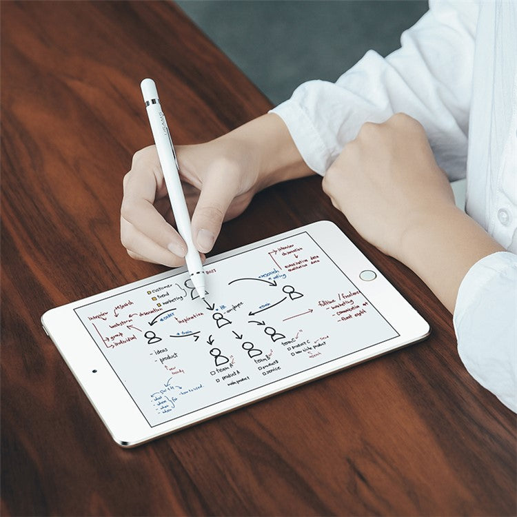 USAMS US-ZB057 Active Touch Screen [USB Chargeable] Fine Tip Capacitive Stylus Pen - With Pen Clip
