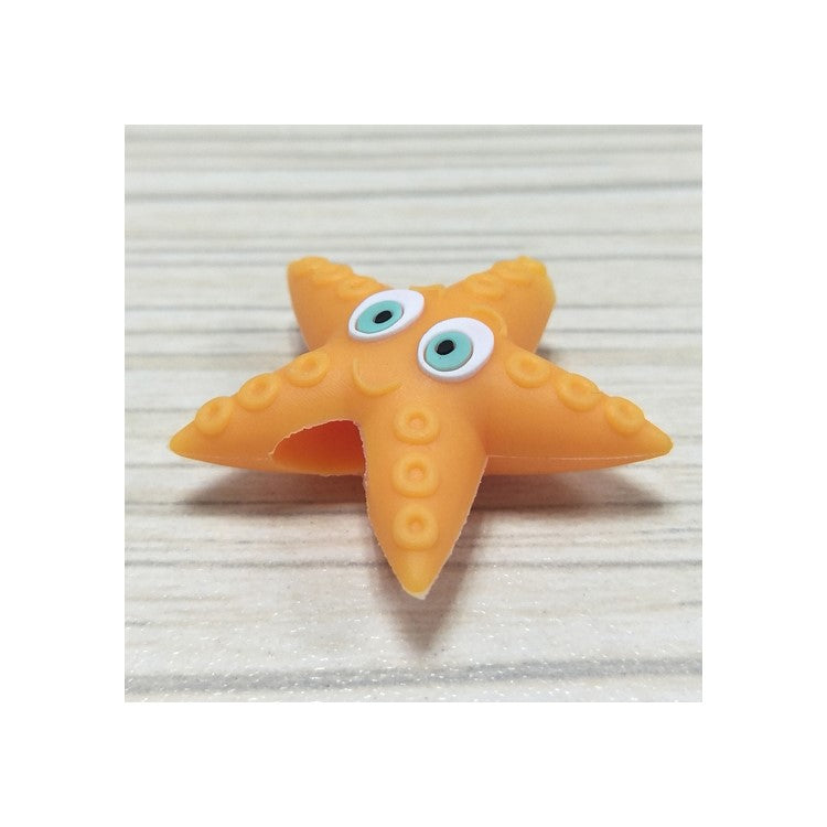 Cute Insect Pattern Charging Cord Protector USB Data Wire Protection Cover - Star