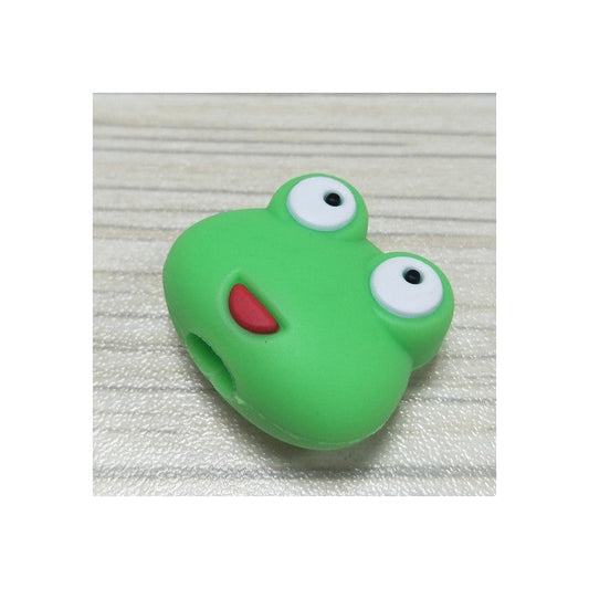 Cute Insect Pattern Charging Cord Protector USB Data Wire Protection Cover - Frog