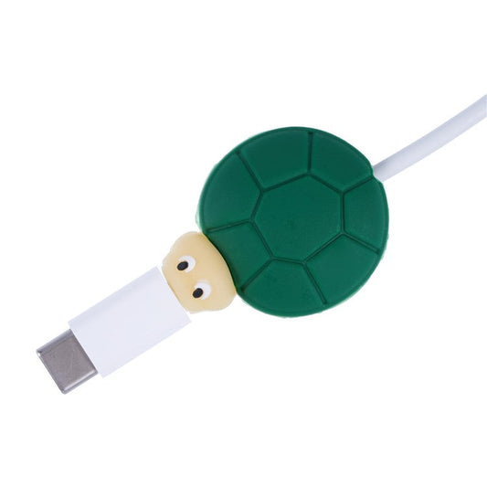 Cute Insect Pattern Charging Cord Protector USB Data Wire Protection Cover - Tortoise